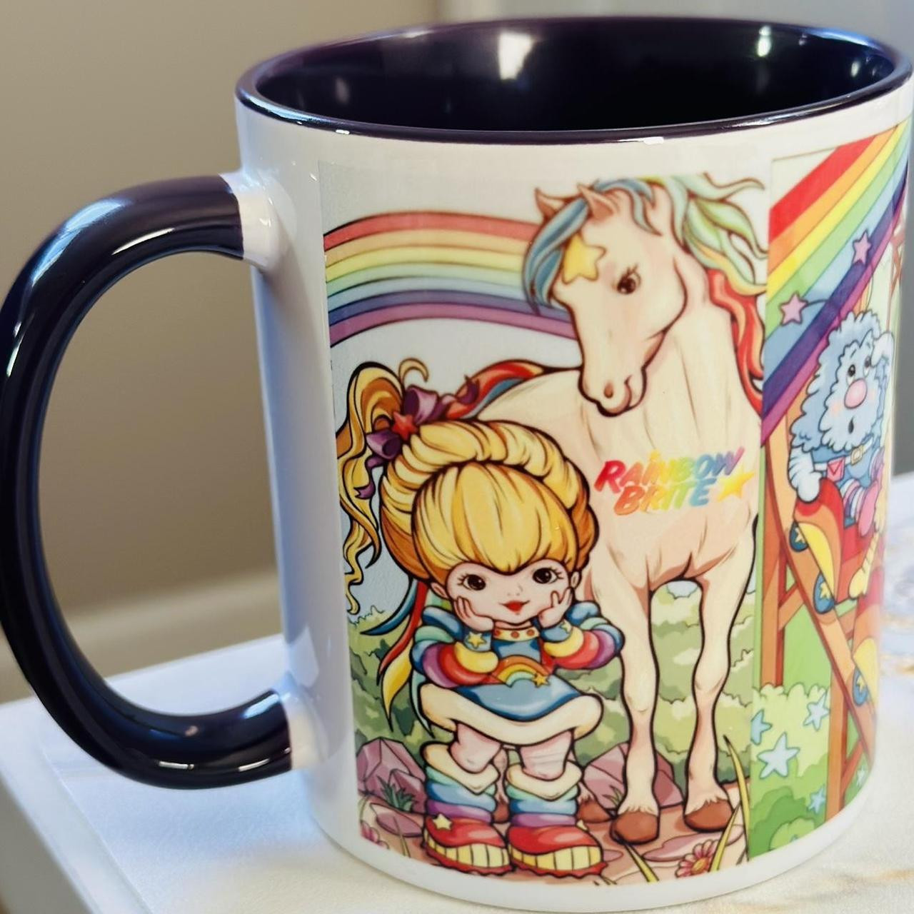Rainbow Dinnerware - Multi/White | Depop US