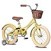 Girls Bike with Basket, Kids Bike for 3-13 Years, 14 inch with Training Wheels, 16 inch with Trai... | Amazon (US)