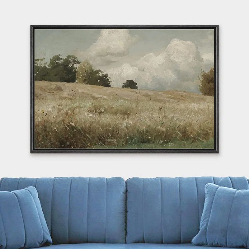 Vintage Countryside Forest Tree Field Nature Wilderness - Painting on Canvas | Wayfair North America