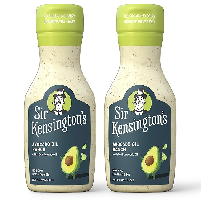 Sir Kensington's Ranch for Dipping or Dressing Avocado Oil Non GMO, Paleo Certified, Dairy Free, ... | Amazon (US)