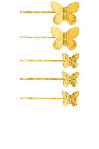 Jennifer Behr Pippa Bobby Pin Set in Gold from Revolve.com | Revolve Clothing (Global)
