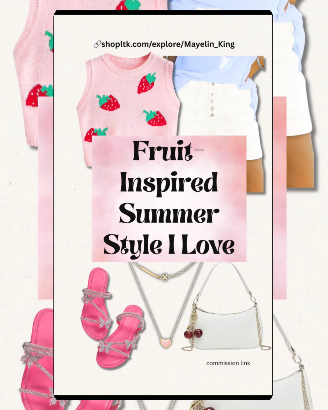 summer outfits
Fruit-Inspired Summer Style I Love | Whimsical, Feminine Outfits for Sunny Days


fruity outfit inspo, colorful summer outfits, romantic fashion style, trendy summer looks 2026, playful chic outfits, easy summer outfit ideas 

#style #summeroutfitideas #romanticstyle 

 #LTKMothersDay #LTKootd #LTKSeasonal