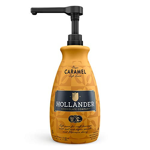 Classic Caramel Café Sauce by Hollander Chocolate Co. | For Caramel Lattes & Deserts | Perfect f... | Amazon (US)