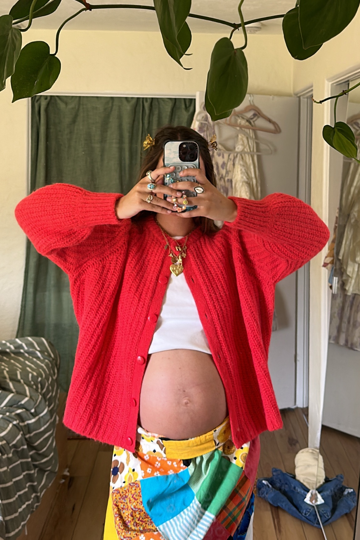 Red cardigan ✨❤️