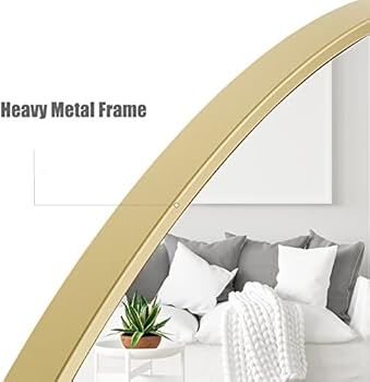 Arched Wall Mirror for Bathroom,22x30 Gold Modern Wall Mounted Vanity Decorative Metal Arch Mirro... | Amazon (CA)