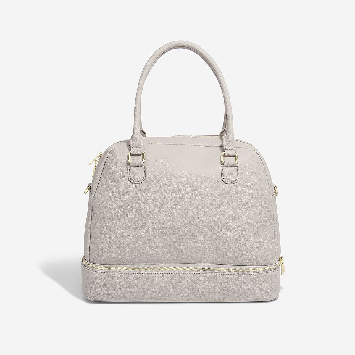 Stackers Weekender Tote Bag Taupe | The Container Store