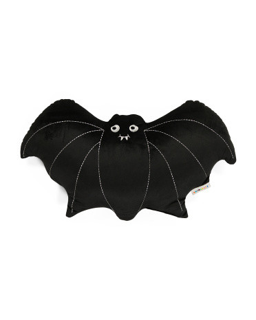 12x22 Velvet Bat Pillow | TJ Maxx