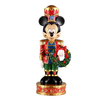 Disney 15-in Mickey Mouse Nutcracker Decoration | Lowe's