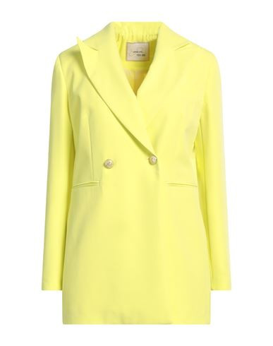 Yes Zee By Essenza Woman Blazer Lime green Size S Polyester, Elastane | YOOX (US)