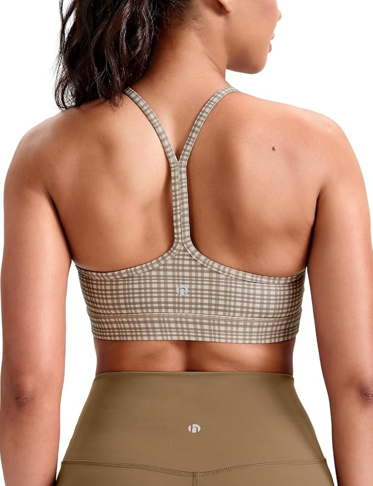 HeyNuts to Freest Womens Y Back Sports Bra, Spaghetti Strap Racerback Low Impact Workout Yoga Top... | Amazon (US)