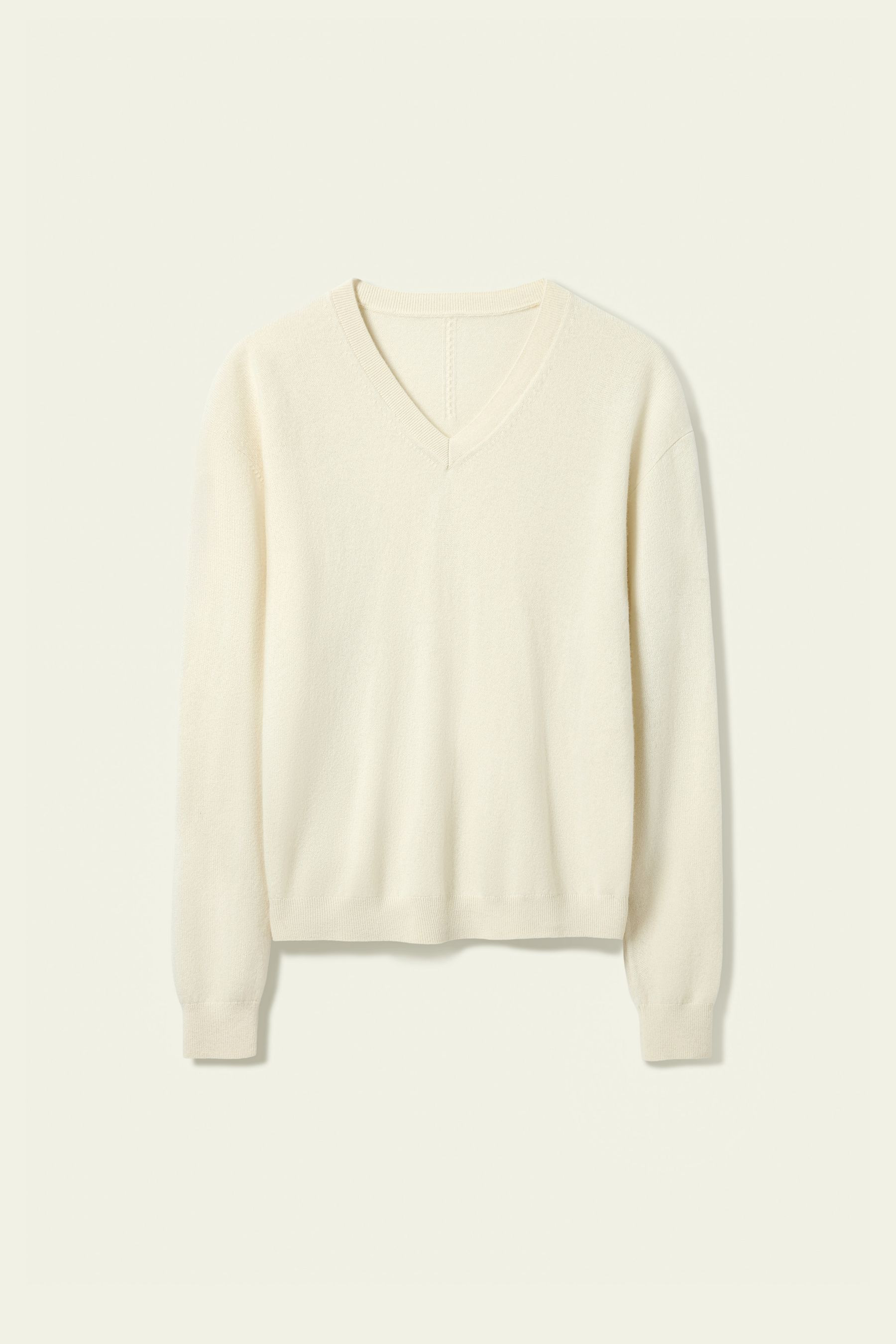 V-Neck Baby Cashmere Sweater | LILYSILK