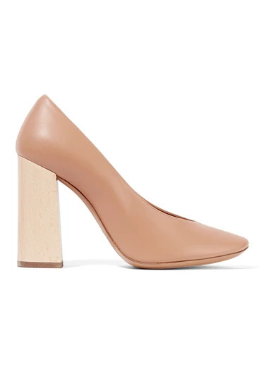 Chloé - Leather Pumps - Sand | NET-A-PORTER (US)