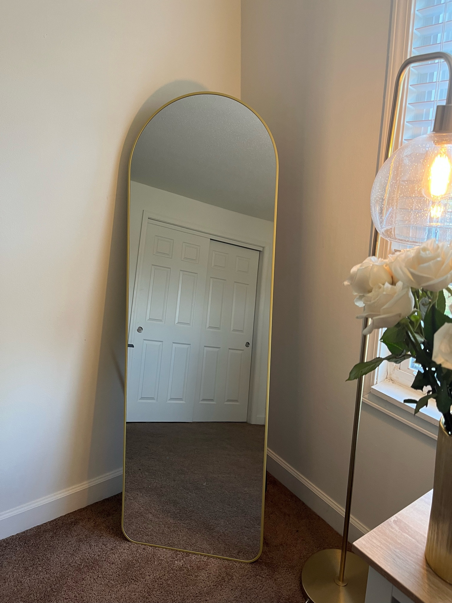 Walmart arched mirror 