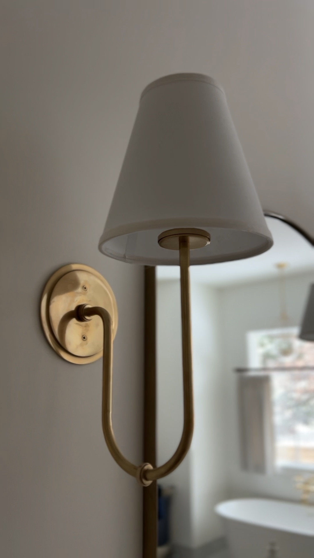 Primary bath sconces are substantial and stunning in any room

Bathroom 
Sconce
Primary bath
Master suite
Master bath
Primary suite 
Lighting
Interior decor
Interior design 

#LTKHome