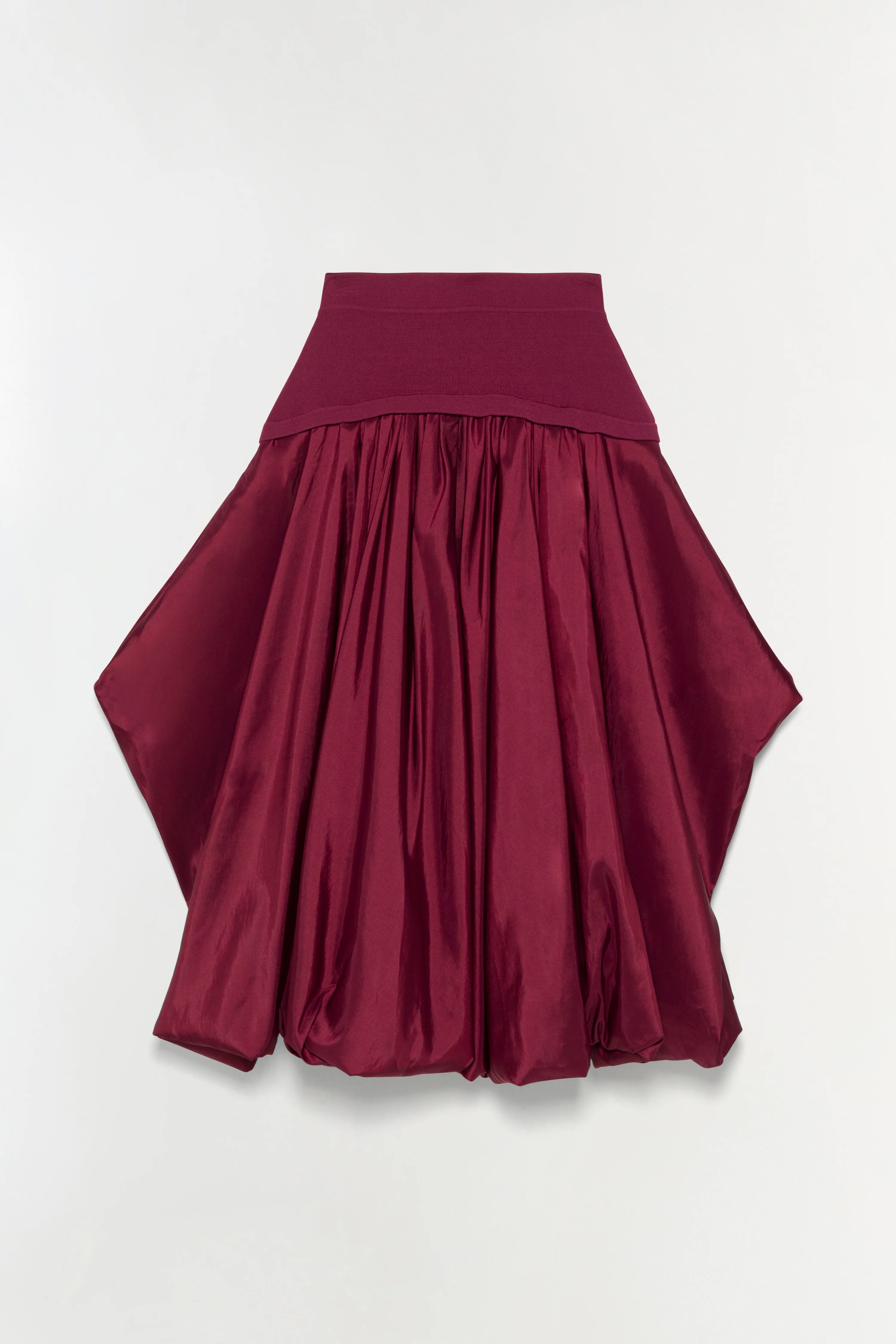 Corinn Taffeta Knit Midi Skirt | Simkhai