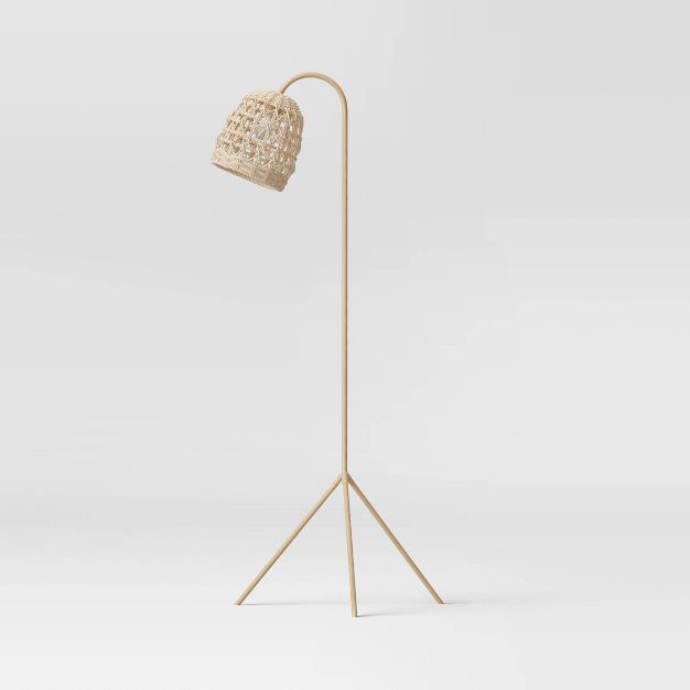 Seagrass Karina Tripod Floor Lamp Natural (Includes LED Light Bulb) - Opalhouse™ | Target