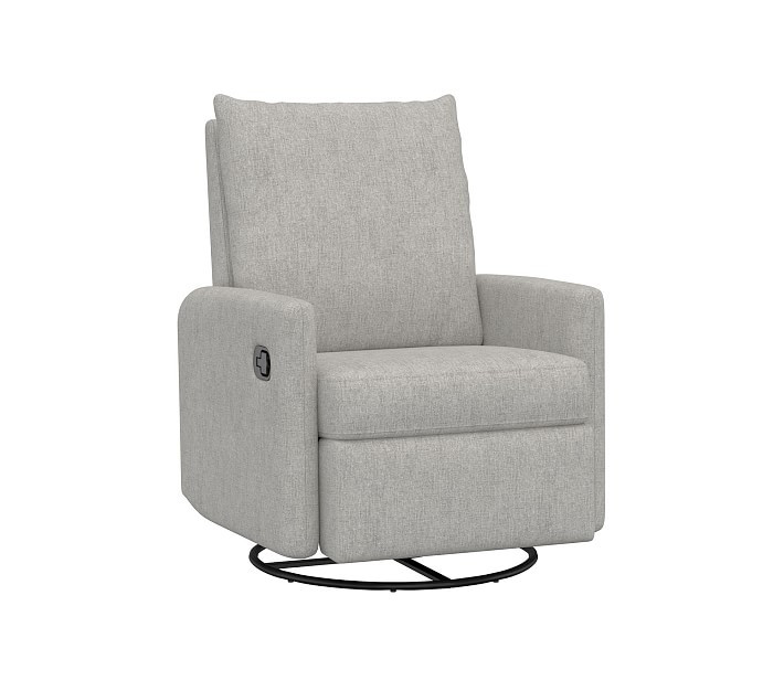 Beckett Small Spaces Manual & Power Swivel Recliner | Pottery Barn Kids