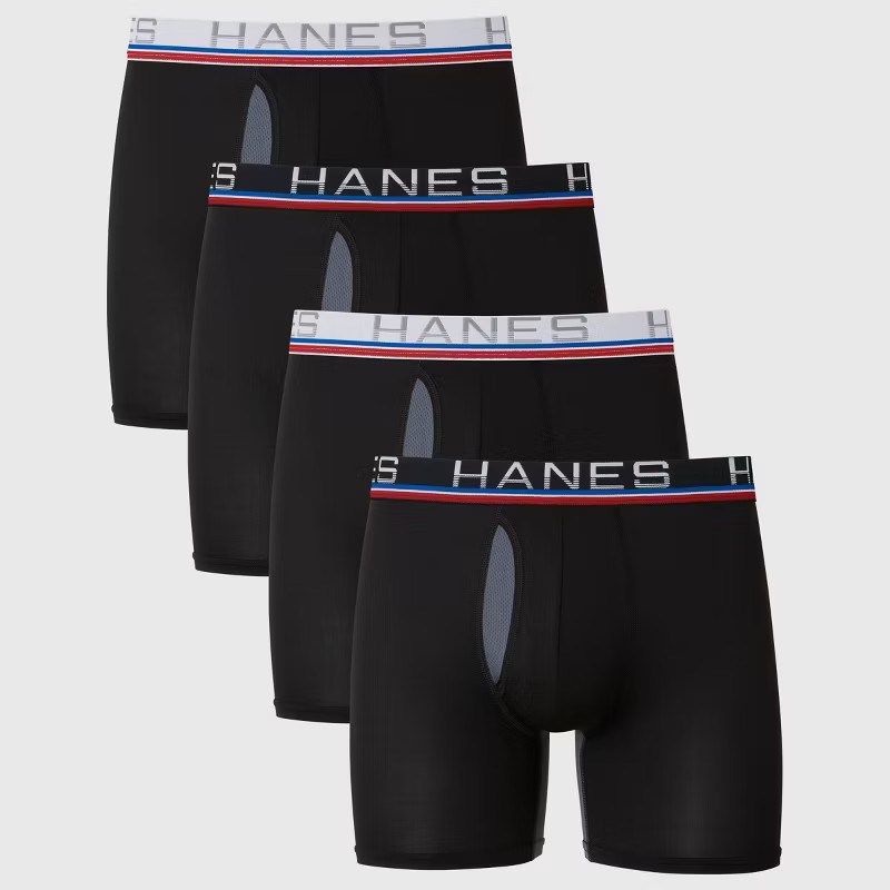 Hanes Premium Men's Xtemp Total Support Pouch 3+1 Boxer Briefs | Target