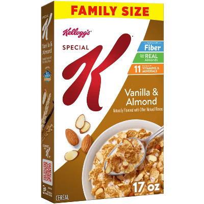 Kellogg's Special K Vanilla Almond Cereal - 17oz | Target