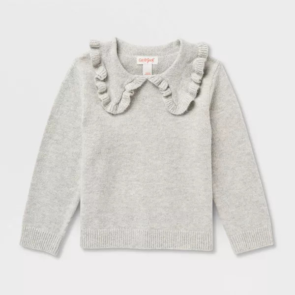 Toddler Girls' 2pc Long Sleeve Pullover Sweater and Leggings Set - Cat & Jack™ Burgundy 3T | Target