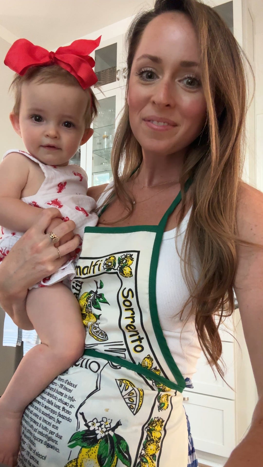 Gingham skirt linked - TTS. Wine glass is by Estelle Colored Glass. Burkley’s bubble is from Angel Dear (can’t link I’m sorry). Idk where the apron is from 🙃

#LTKHome #LTKSeasonal #LTKSummerEdit