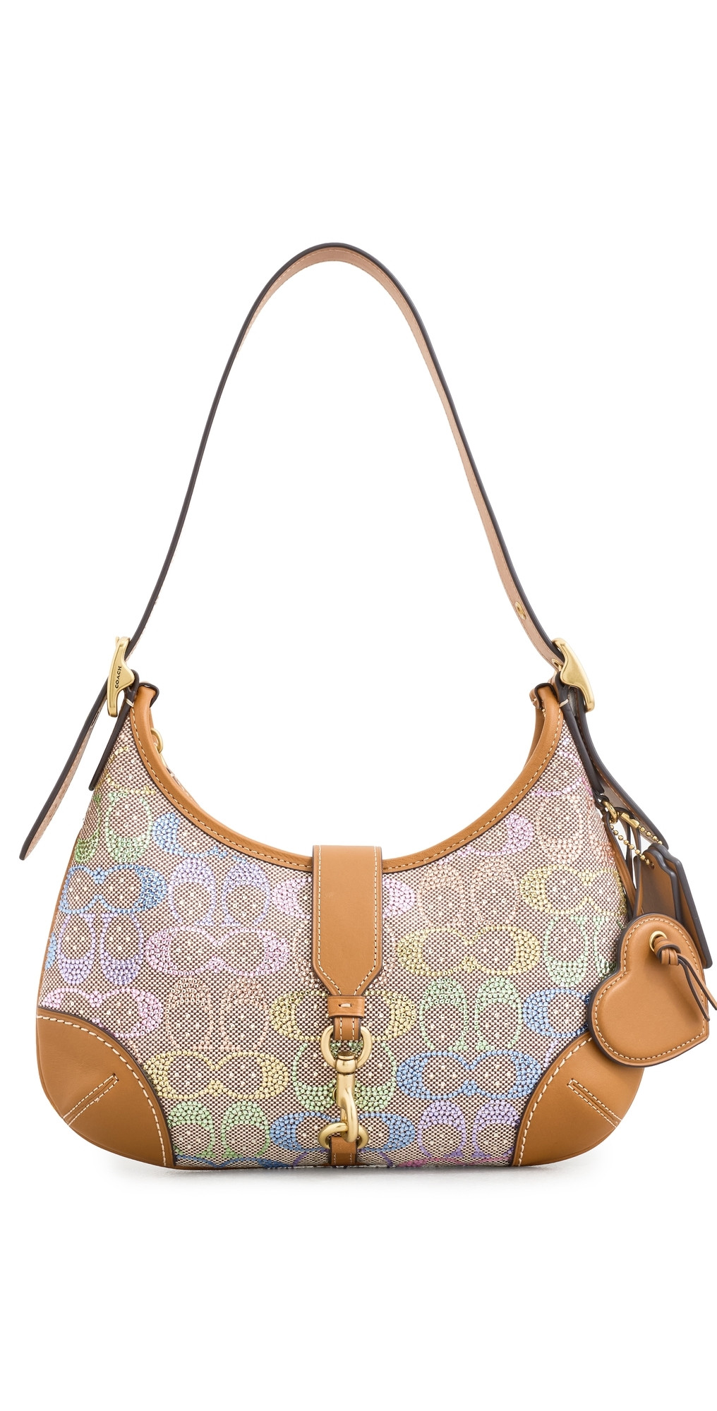 Coach Candy Crystal Signature Hampton Hobo Bag B4/Rainbow Multi One Size | Shopbop