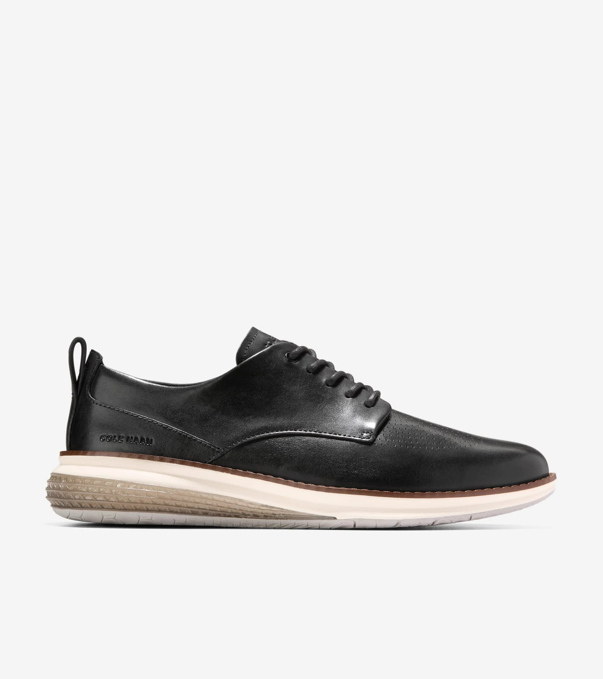 Men's ØriginalGrand Energyweave Perforated Plain Toe Oxfords in Black | Cole Haan | Cole Haan (US)