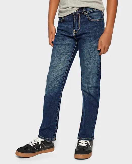 Boys Straight Jeans - blue | The Children's Place
