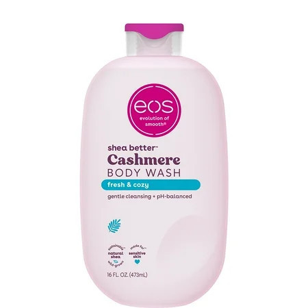 eos Shea Better Cashmere Body Wash - Fresh & Cozy, Creamy Gel Formula, 16 oz. | Walmart (US)