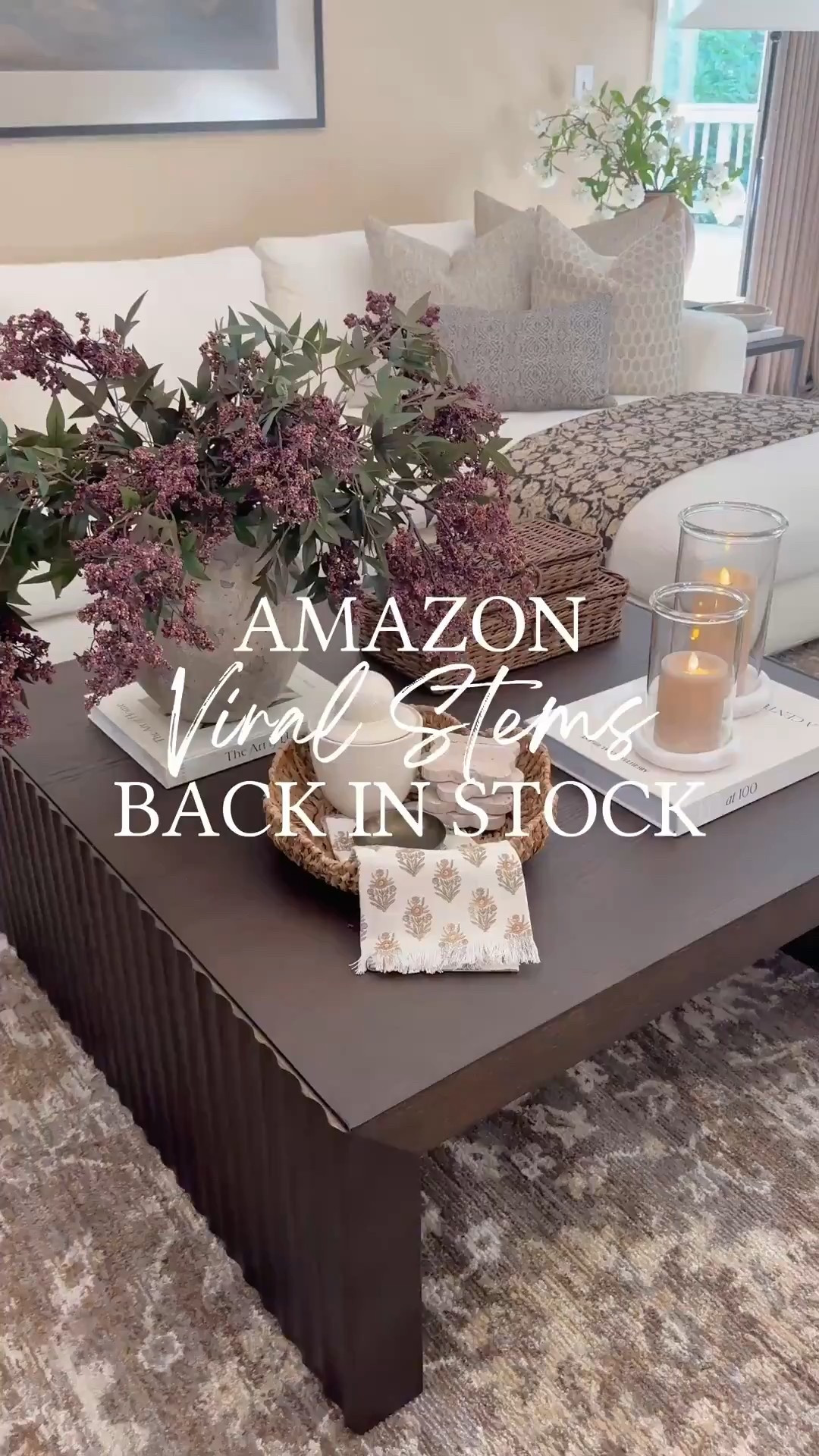 Back in Stock & On Sale: Amazon’s Viral Faux Berry Stems. Perfect for transitioning to winter decor  
Follow @farmtotablecreations on Instagram for more inspiration.

These best-selling stems are finally back—and they’re even more stunning in person. The rich, moody tones bring that perfect early fall transition vibe to your coffee table or console. I styled mine in a vintage-inspired vase for a curated, collected look—and I love how they instantly warm up the space. These won’t stay in stock for long!

#amazonfinds #coffeetabledecor #fallhomedecor #amazonhomedecor #fauxflowers #fauxstems #vintagestyle #neutraldecor #livingroomstyle #fallhomevibes #ltkfall #ltkhome #ltkamazon



#LTKSaleAlert #LTKHome #LTKFindsUnder50