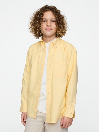 Kids Relaxed Oxford Shirt | Gap (US)