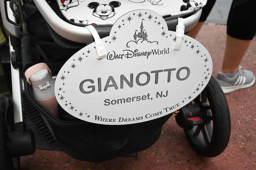 Custom Disney World Name Tag Stroller Sign - Etsy | Etsy (US)