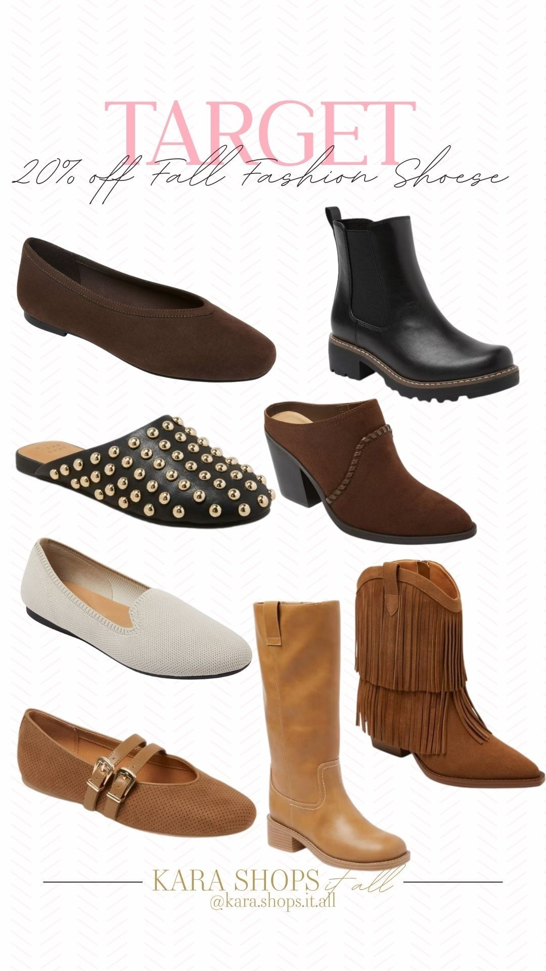 20% new target Fall shoes and boots! 

#LTKFindsUnder50 #LTKOver40 #LTKSeasonal