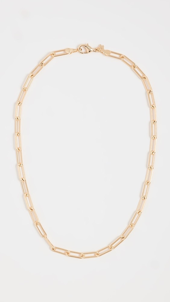 By Adina Eden Large Paperclip Link Necklace | Shopbop | Shopbop