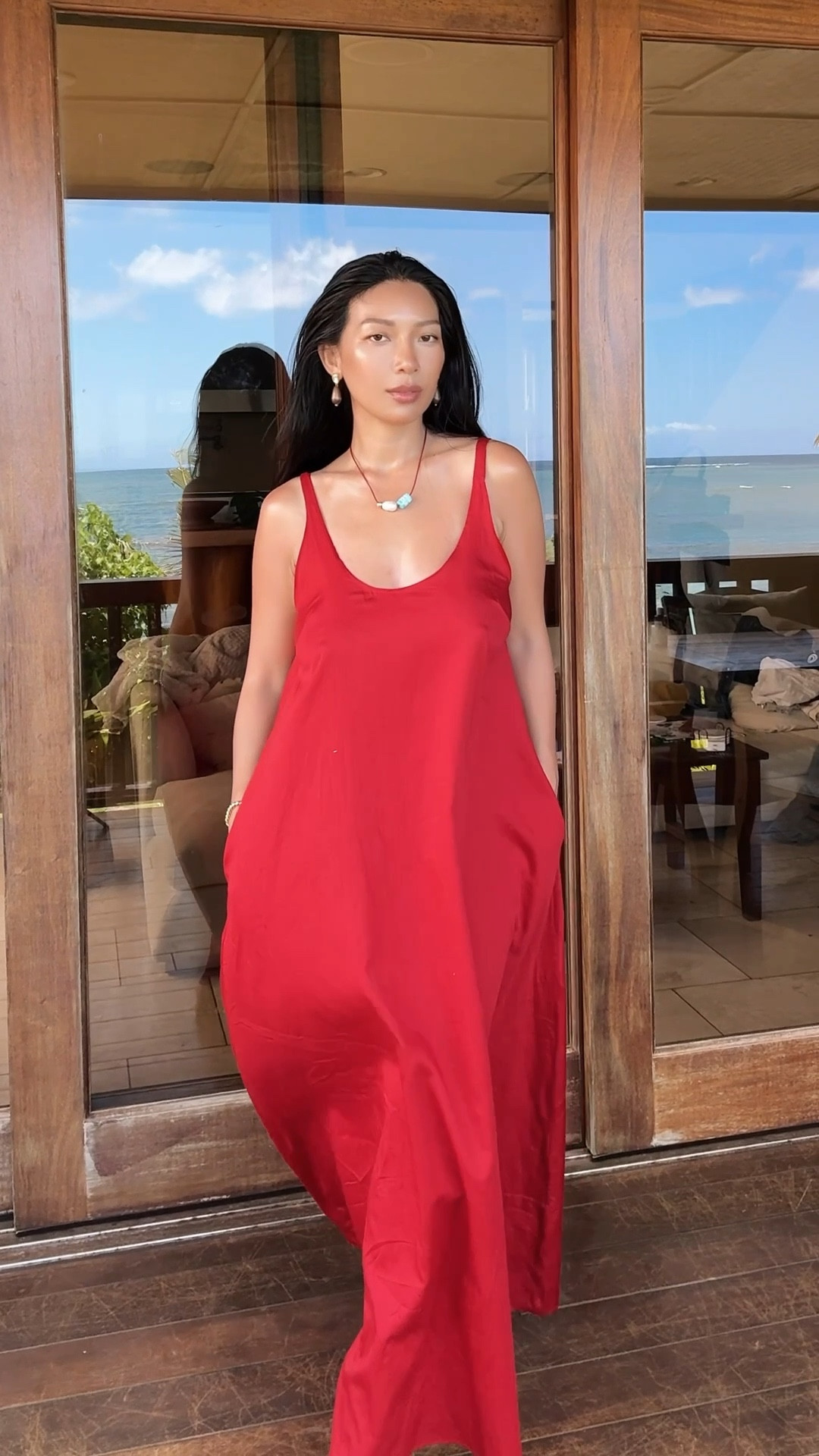 A tan looks so good with red!! 

#LTKSummerEdit #LTKTravel