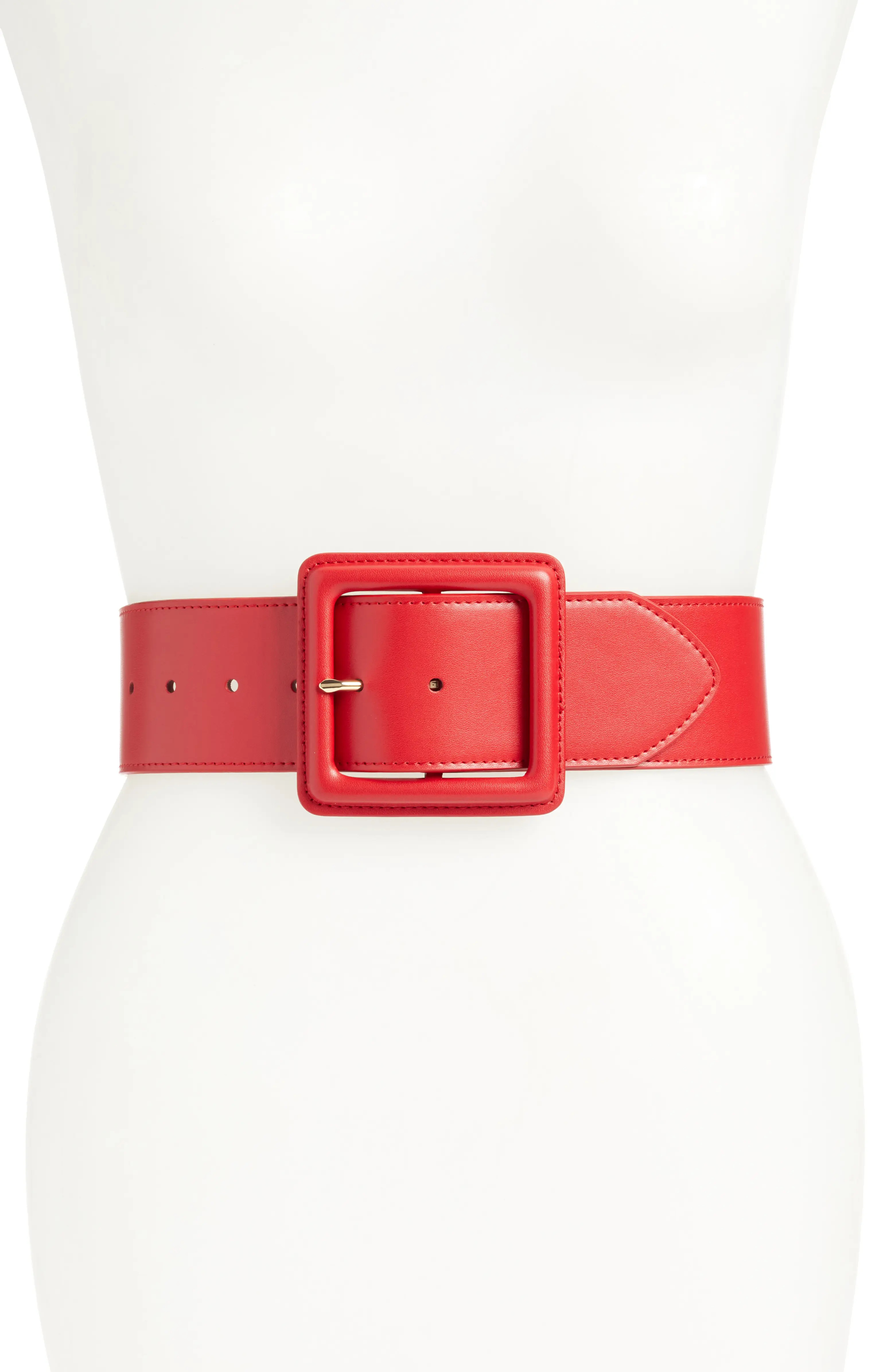 x Atlantic-Pacific Covered Buckle Stretch Belt | Nordstrom
