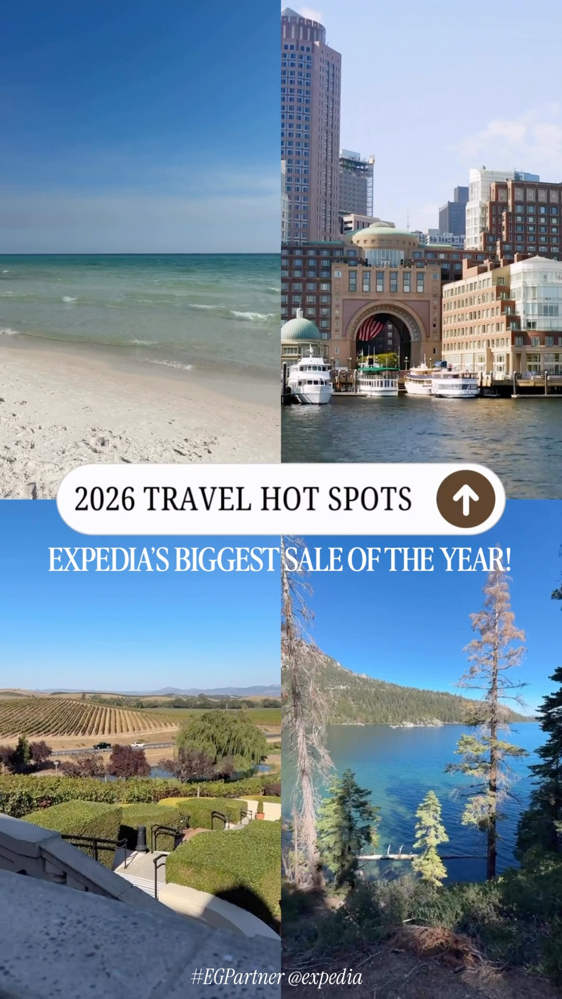  #EGPartner Expedia’s biggest sale of the year is running from November 20 - December 2!! Save up to 50% off on stays (hotels + vacation rentals!). The Black Friday Sale is the perfect time to book the trip you’ve been dreaming about or your annual vacation for 2026! ✈️☀️🌊🏔️🏨 @Expedia 

Book by 12/2/2025 11:59 pm in hotel property local time; travel by 12/30/2026. Member Prices are available to Expedia® app users and One Key members. Limited availability, blackout periods may apply.

#LTKHoliday #LTKTravel #LTKGiftGuide