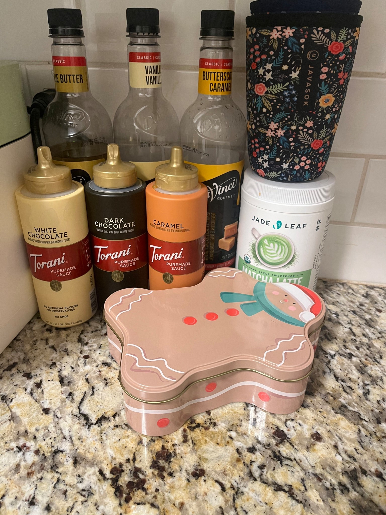 Gingerbread box I use as a Nespresso capsule holder from dollar tree

#LTKHoliday #LTKHome #LTKGiftGuide
