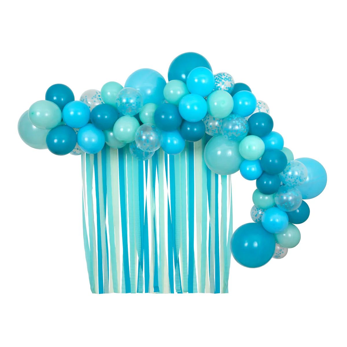 Blue Balloons & Streamers Kit (x 52 balloons) | Meri Meri