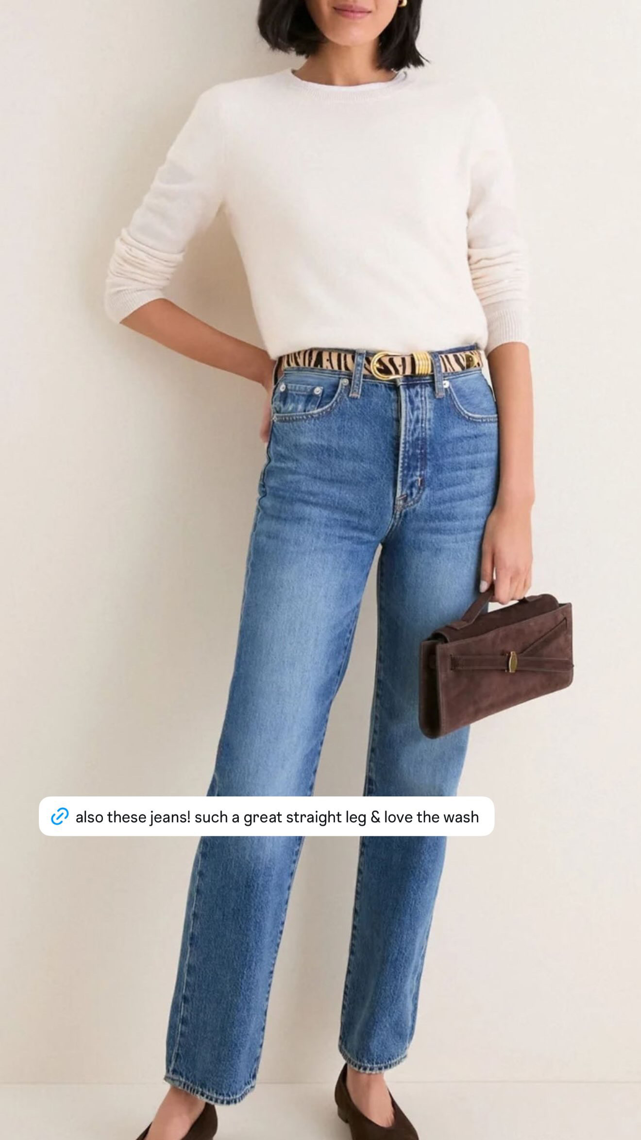 these jeans are such a good straight-leg option. i love the wash, the rise + the slightly relaxed fit through the leg. such an easy everyday pair to wear with flats, sneakers, boots, or a heel, and they feel like the kind of denim you’ll keep reaching for. 

 #LTKSeasonal