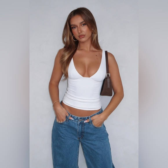 Whitefox Taking Up Space Top | Poshmark