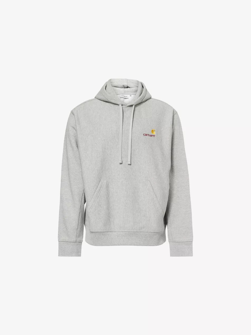 Embroidered-Logo Relaxed-Fit Cotton-Jersey Hoody | Selfridges
