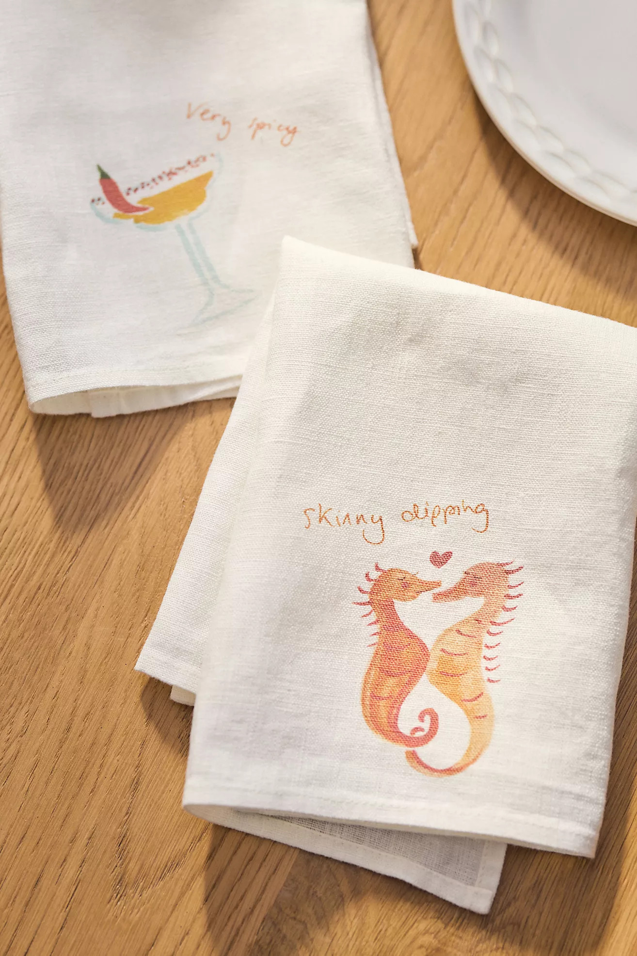 Dinette Skinny Linen Napkins, Set of 2 | Anthropologie (US)