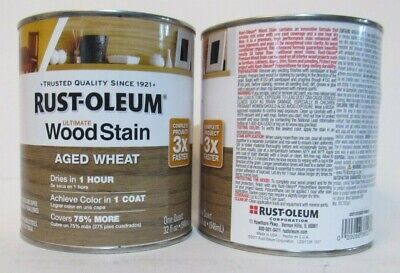 (Pack of 2) Rust-Oleum Ultimate Wood Stain - Aged Wheat 330112 - 32 Fl Oz | eBay US