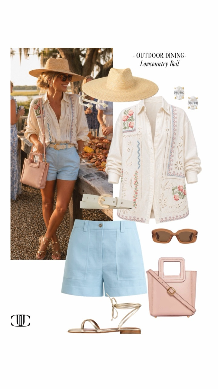 Outdoor dining, styled for every setting 🌿✨

From casual Lowcountry boils to rooftop cocktails, garden parties, and beach club dinners—these looks are built to feel effortless, elevated, and actually make sense for where you are.

Think breathable fabrics, easy silhouettes, and shoes that work (yes, even on grass and docks). Save this for summer outfit inspo and tap to shop each look. 🤍

#LTKStyle #SummerOutfits #OutdoorDining #EventStyle #ResortStyle #EffortlessStyle #LTKFinds
 

 


#LTKootd #LTKOver40 #LTKSeasonal