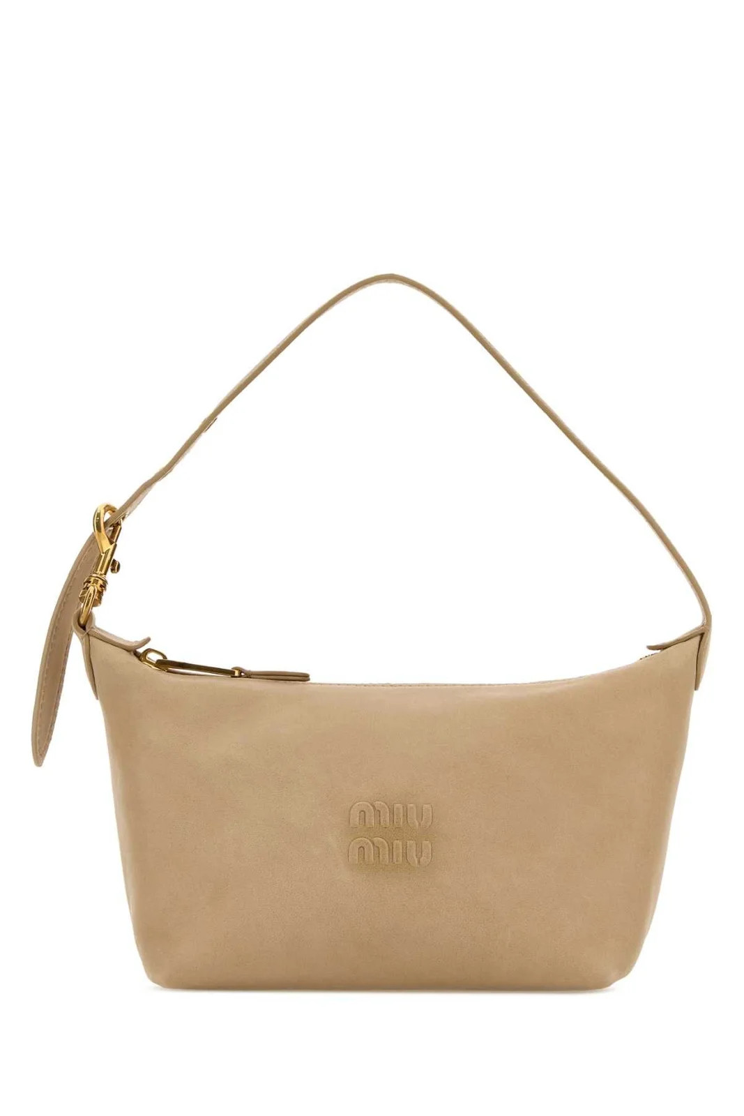 Miu Miu Logo-Detailed Zipped Shoulder Bag | Cettire Global