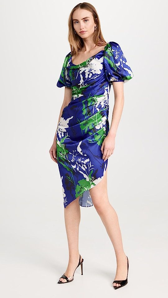 Cowl Neck Side Ruched Dress | Shopbop