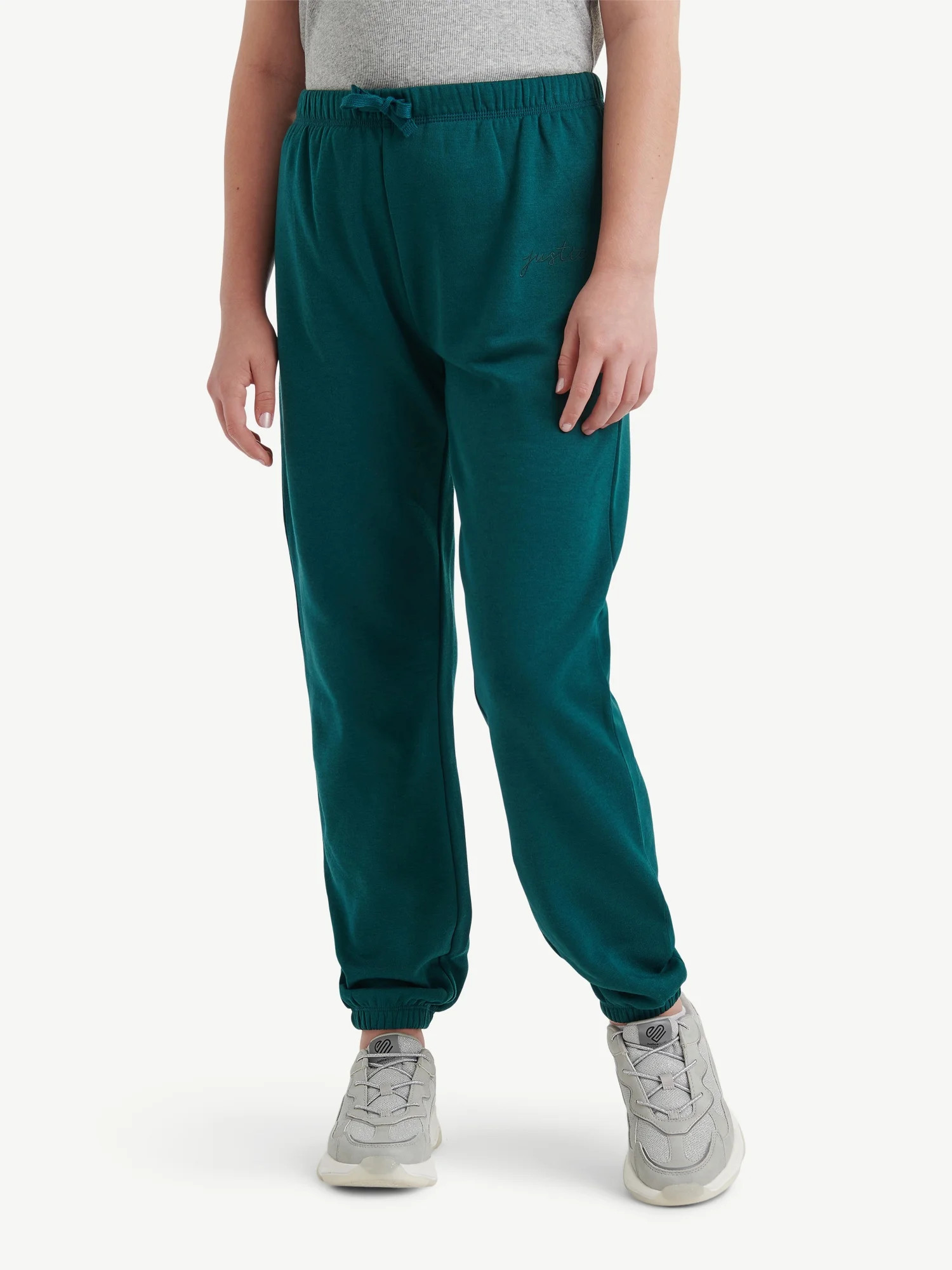 Justice Girls Basic Fleece Jogger, Sizes XS-XLP | Walmart (US)