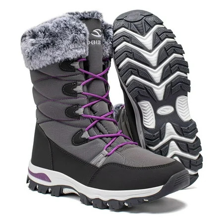 GUBARUN Women's Snow Boots Anti-Slip Waterproof Warm Winter Shoes | Walmart (US)