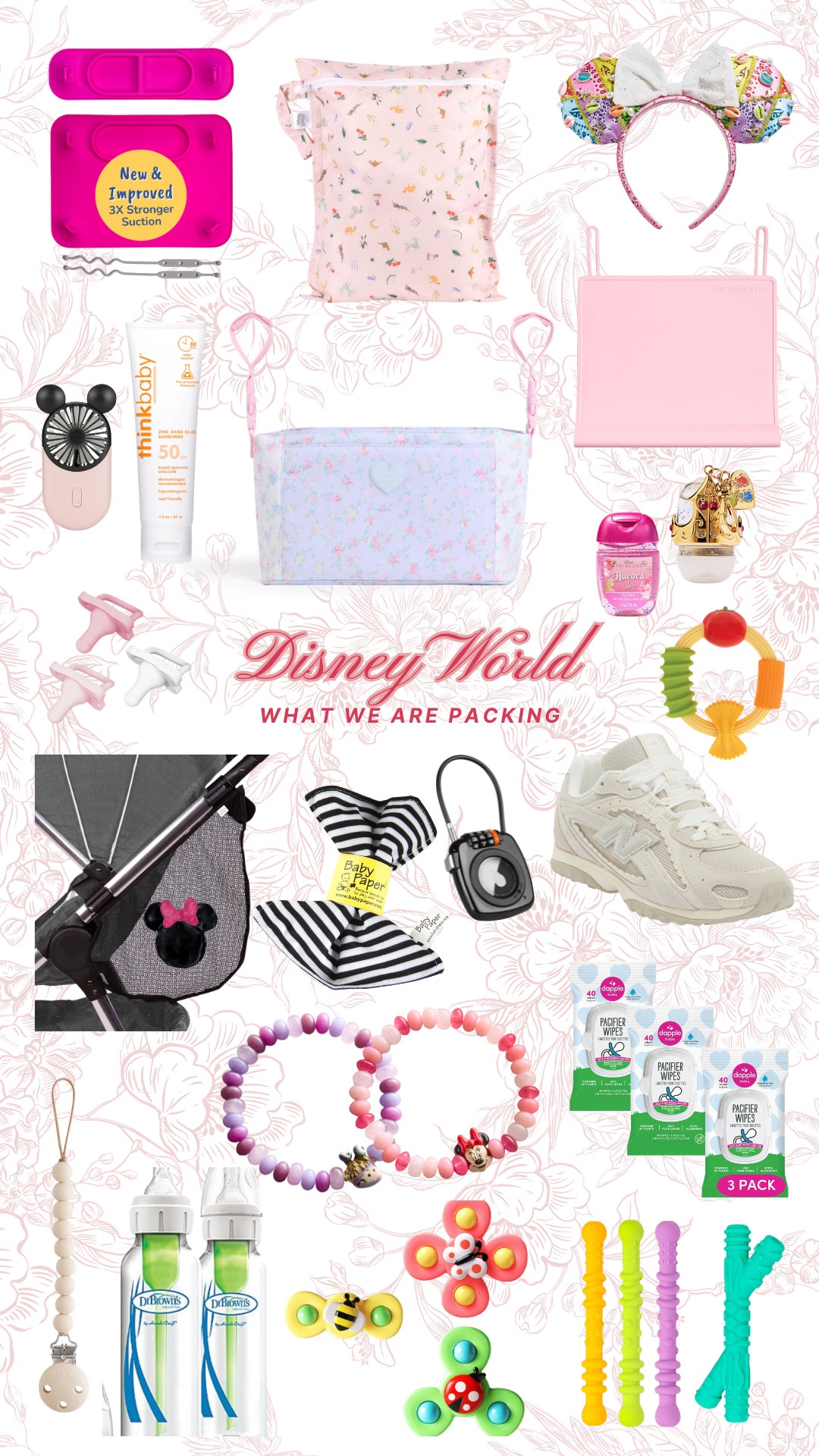 Disney World packing list! Disney with kids must haves, these are all things I packed for Disney with a baby. From stroller accessories to baby sunscreen. Linked everything here! 

Disney packing list / what to pack for Disney / Disney essentials / Disney outfit ideas / Disney mom outfits / comfortable Disney shoes / walking shoes for Disney / Disney park outfits / Disney vacation outfits / Disney travel essentials / park bag essentials / Disney backpack / stroller essentials for Disney / kids Disney outfits / family Disney trip essentials / Disney summer outfits / Disney spring outfits / Disney accessories

#LTKmomlife